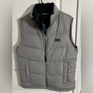 Men's Gray Puffer Vest